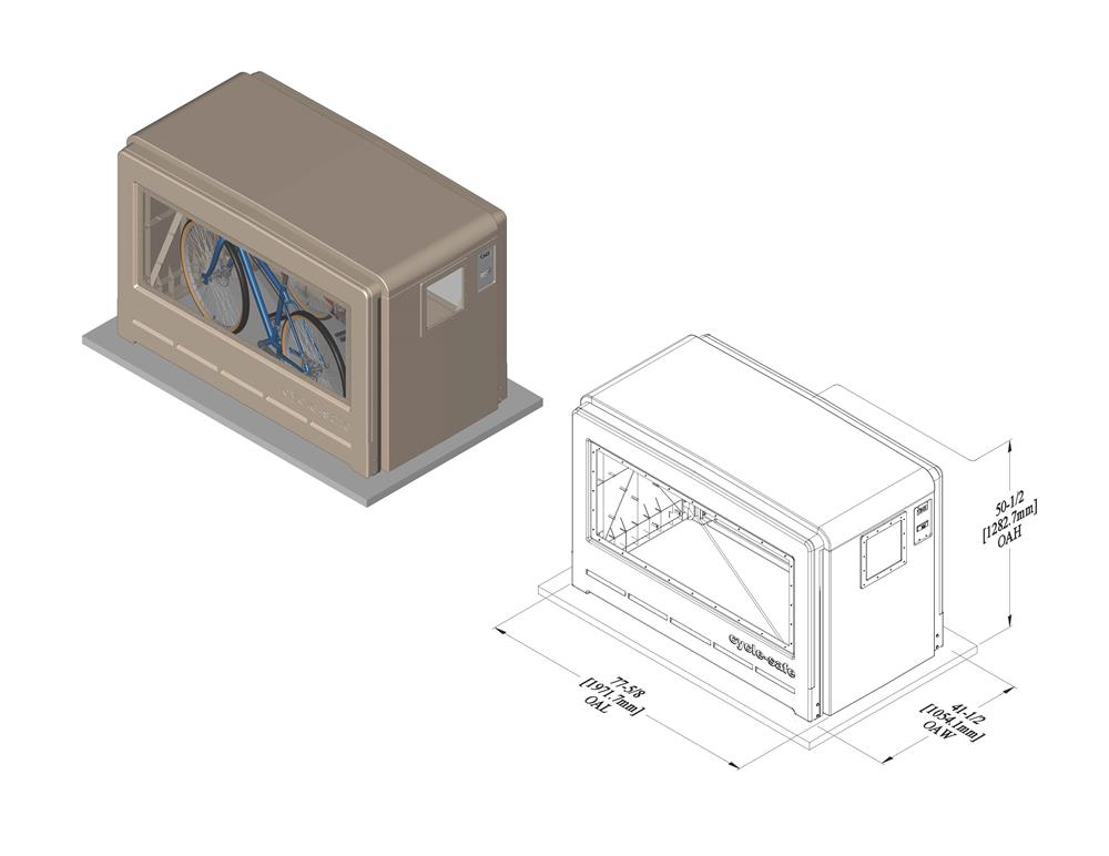 Bike locker size guide